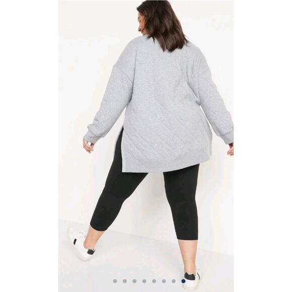 Old Navy Women's Black High Waisted Fashion Layering Cropped Leggings Sz 3X - Picture 2 of 6